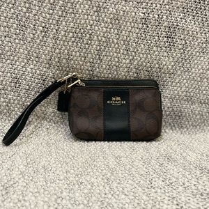 Coach Double Zip/ Single Zip Wristlets